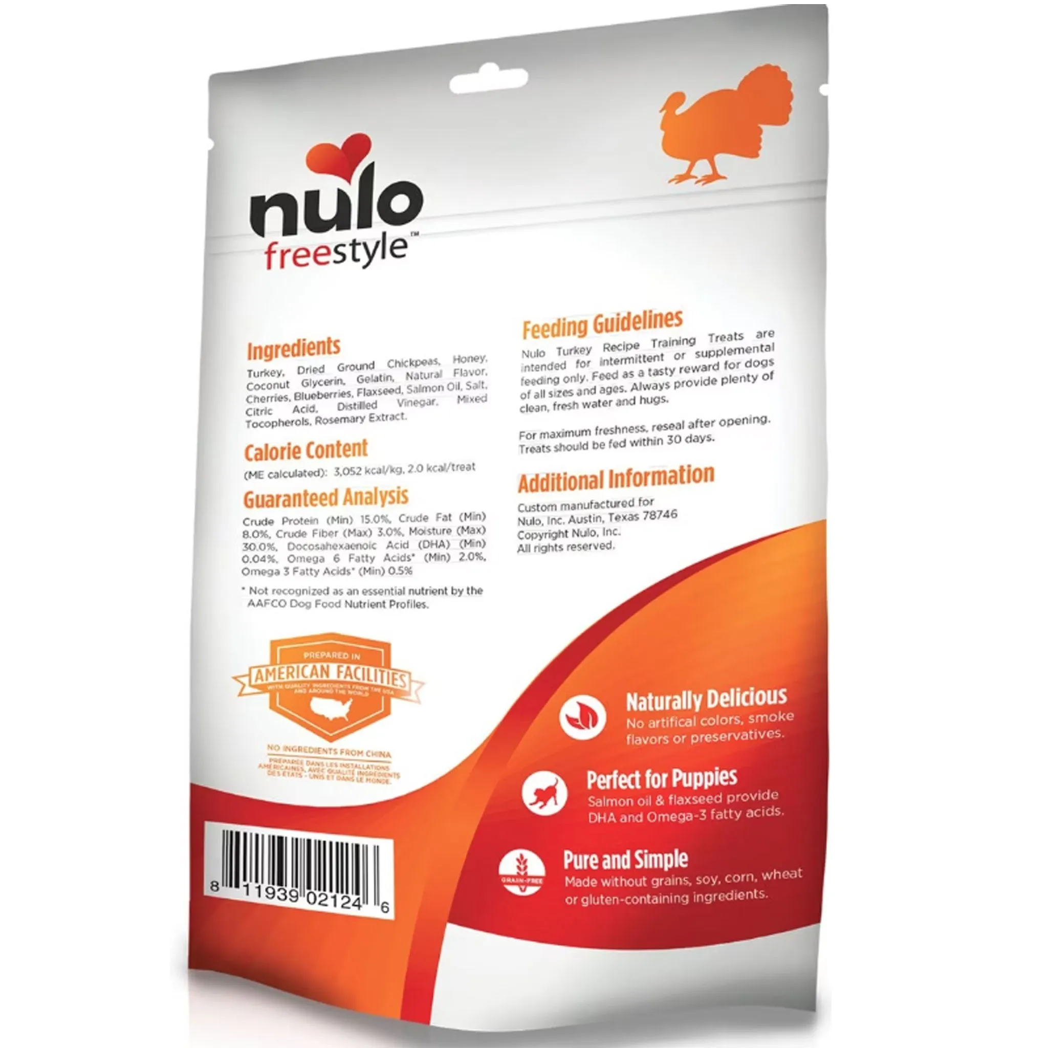 Nulo FreeStyle Turkey Training Dog Treat